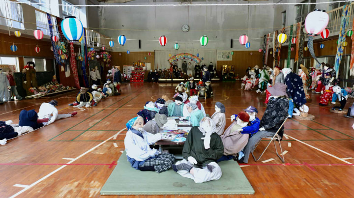かかしの里, 案山子, かかし, 里, 集落, 綾野月美, 祖谷, 三好市, 三好, 徳島県, 徳島, 観光, 少子化, 日本